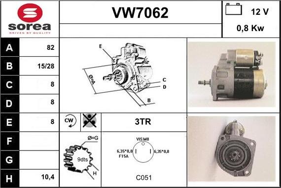 Sera VW7062 - Starter www.molydon.hr