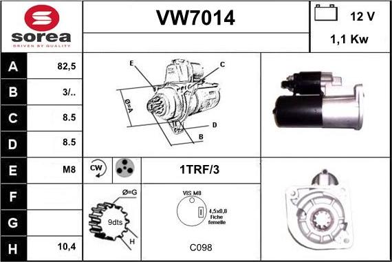 Sera VW7014 - Starter www.molydon.hr