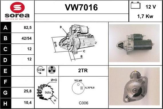 Sera VW7016 - Starter www.molydon.hr