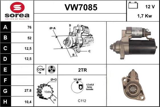 Sera VW7085 - Starter www.molydon.hr