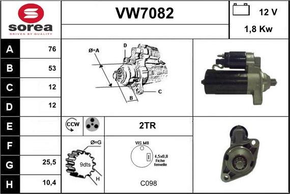 Sera VW7082 - Starter www.molydon.hr