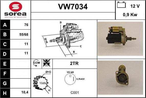 Sera VW7034 - Starter www.molydon.hr