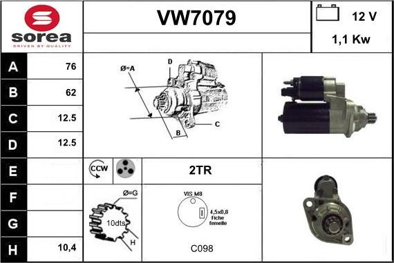 Sera VW7079 - Starter www.molydon.hr