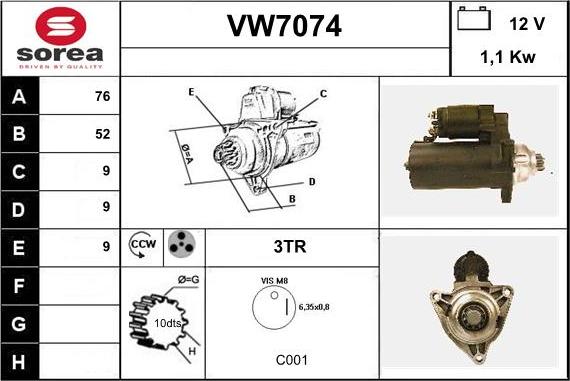 Sera VW7074 - Starter www.molydon.hr