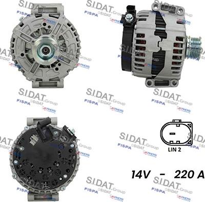 Sidat A12BH0948AS - Alternator www.molydon.hr