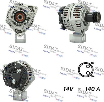 Sidat A12BH0903AS - Alternator www.molydon.hr