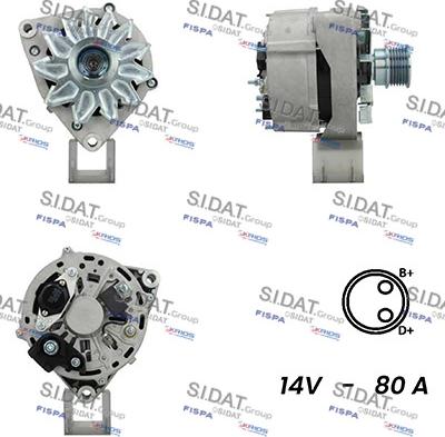 Sidat A12BH0929A2 - Alternator www.molydon.hr