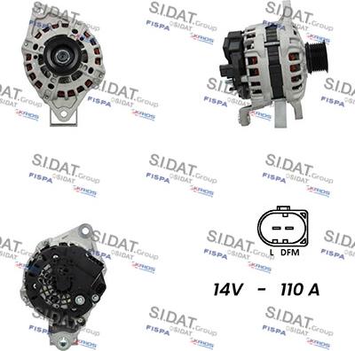 Sidat A12BH0924A2 - Alternator www.molydon.hr