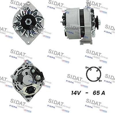 Sidat A12BH0455A2 - Alternator www.molydon.hr