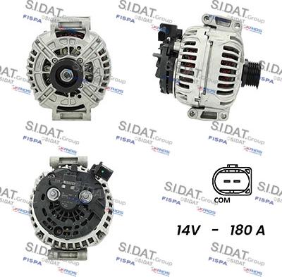 Sidat A12BH0415AS - Alternator www.molydon.hr