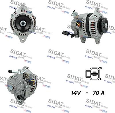 Sidat A12BH0480A2 - Alternator www.molydon.hr