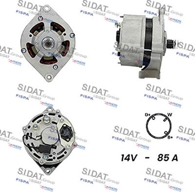 Sidat A12BH0430A2 - Alternator www.molydon.hr