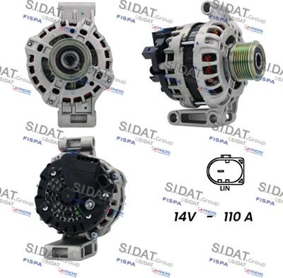 Sidat A12BH0590 - Alternator www.molydon.hr