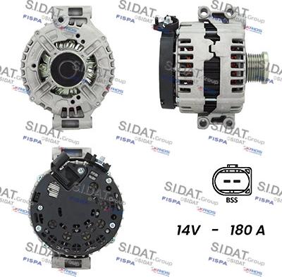 Sidat A12BH0512AS - Alternator www.molydon.hr