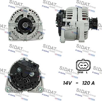 Sidat A12BH0644A2 - Alternator www.molydon.hr