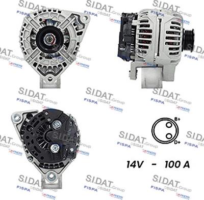 Sidat A12BH0634A2 - Alternator www.molydon.hr