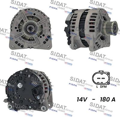 Sidat A12BH0098A2 - Alternator www.molydon.hr