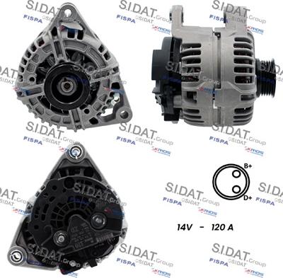 Sidat A12BH0068 - Alternator www.molydon.hr