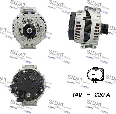 Sidat A12BH0195AS - Alternator www.molydon.hr