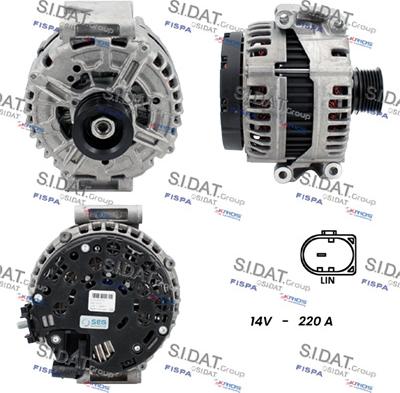 Sidat A12BH0195 - Alternator www.molydon.hr