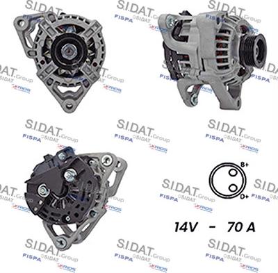 Sidat A12BH0111A2 - Alternator www.molydon.hr