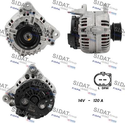 Sidat A12BH0186 - Alternator www.molydon.hr