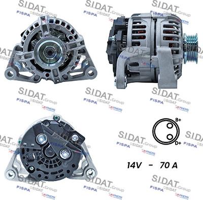 Sidat A12BH0349A2 - Alternator www.molydon.hr