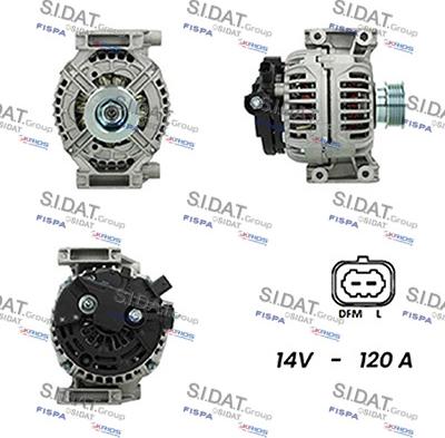 Sidat A12BH0350A2 - Alternator www.molydon.hr