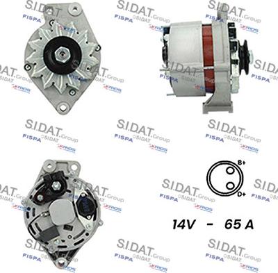 Sidat A12BH0253A2 - Alternator www.molydon.hr