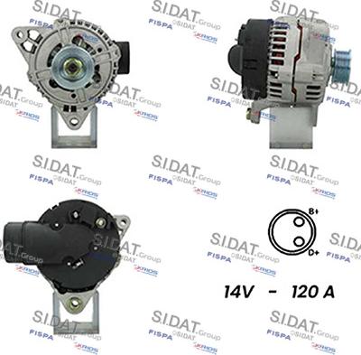 Sidat A12BH0736A2 - Alternator www.molydon.hr