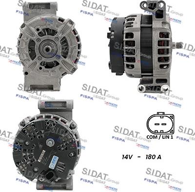 Sidat A12BH1093 - Alternator www.molydon.hr