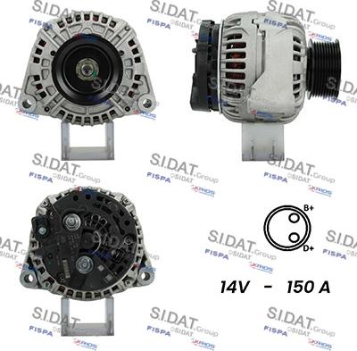 Sidat A12BH1066A2 - Alternator www.molydon.hr