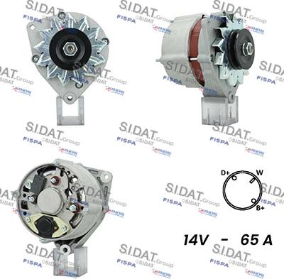 Sidat A12BH1001A2 - Alternator www.molydon.hr