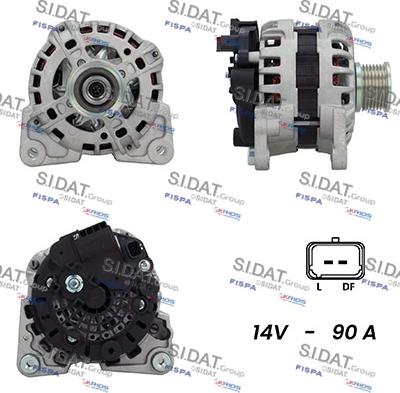 Sidat A12BH1033A2 - Alternator www.molydon.hr