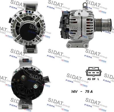 Sidat A12BH1153A2 - Alternator www.molydon.hr