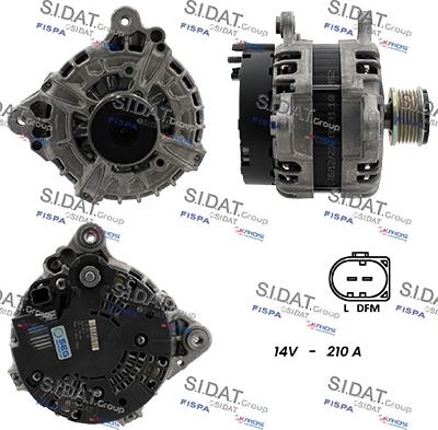 Sidat A12BH1394 - Alternator www.molydon.hr