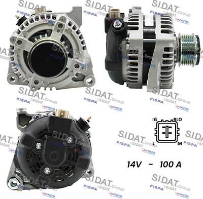 Sidat A12DE0495A2 - Alternator www.molydon.hr