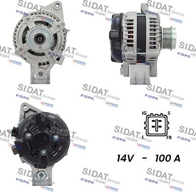 Sidat A12DE0496A2 - Alternator www.molydon.hr