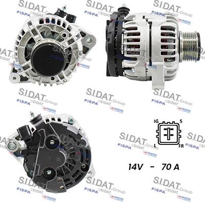 Sidat A12DE0490A2 - Alternator www.molydon.hr