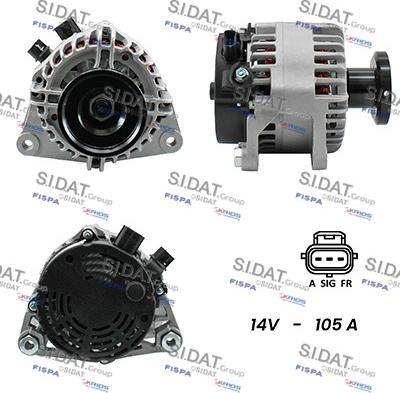 Sidat A12DE0427A2 - Alternator www.molydon.hr