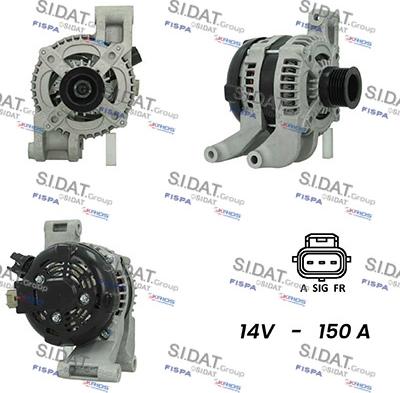 Sidat A12DE0586A2 - Alternator www.molydon.hr