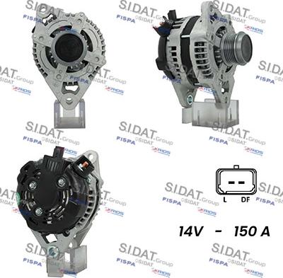 Sidat A12DE0619A2 - Alternator www.molydon.hr