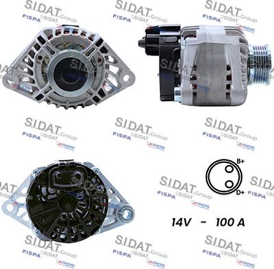 Sidat A12DE0003 - Alternator www.molydon.hr