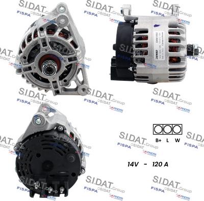 Sidat A12DE0159 - Alternator www.molydon.hr