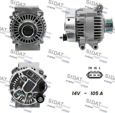 Sidat A12DE0133A2 - Alternator www.molydon.hr