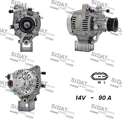 Sidat A12DE0897A2 - Alternator www.molydon.hr