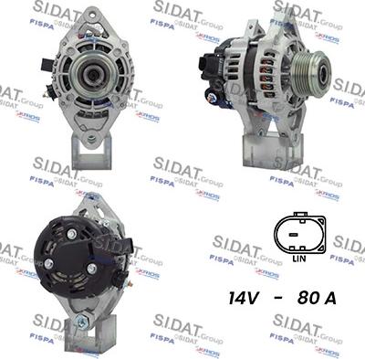 Sidat A12DE0810A2 - Alternator www.molydon.hr