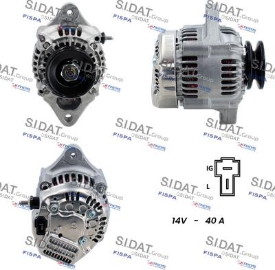 Sidat A12DE0342 - Alternator www.molydon.hr