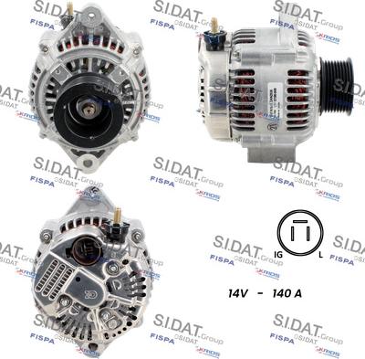 Sidat A12DE0312 - Alternator www.molydon.hr