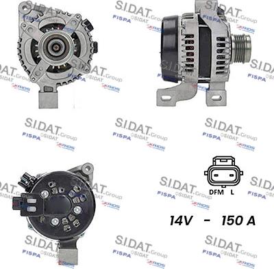 Sidat A12DE0323A2 - Alternator www.molydon.hr